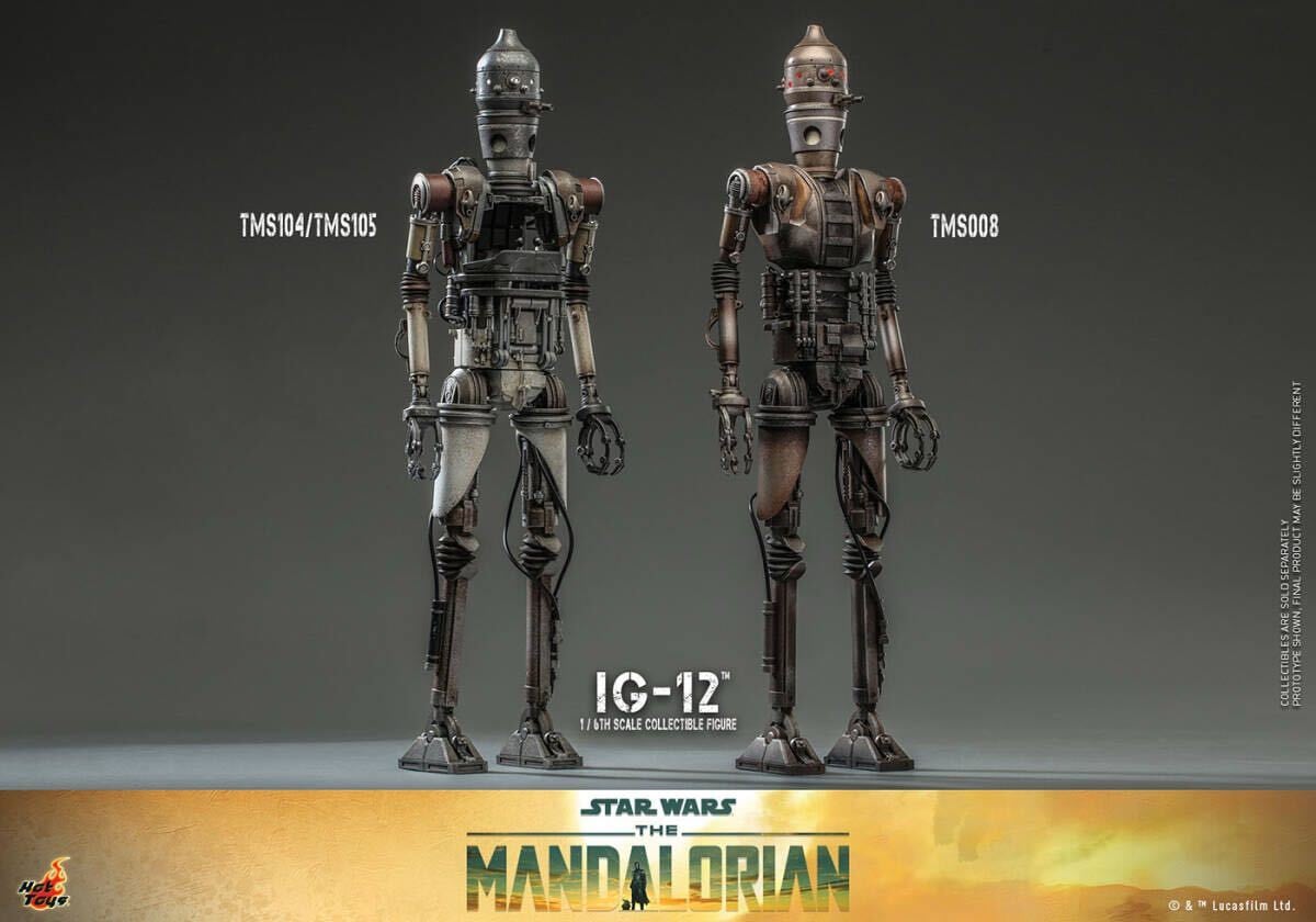 ホットトイズ 1/6 スター・ウォーズ マンダロリアン IG-12 通常.Ver未