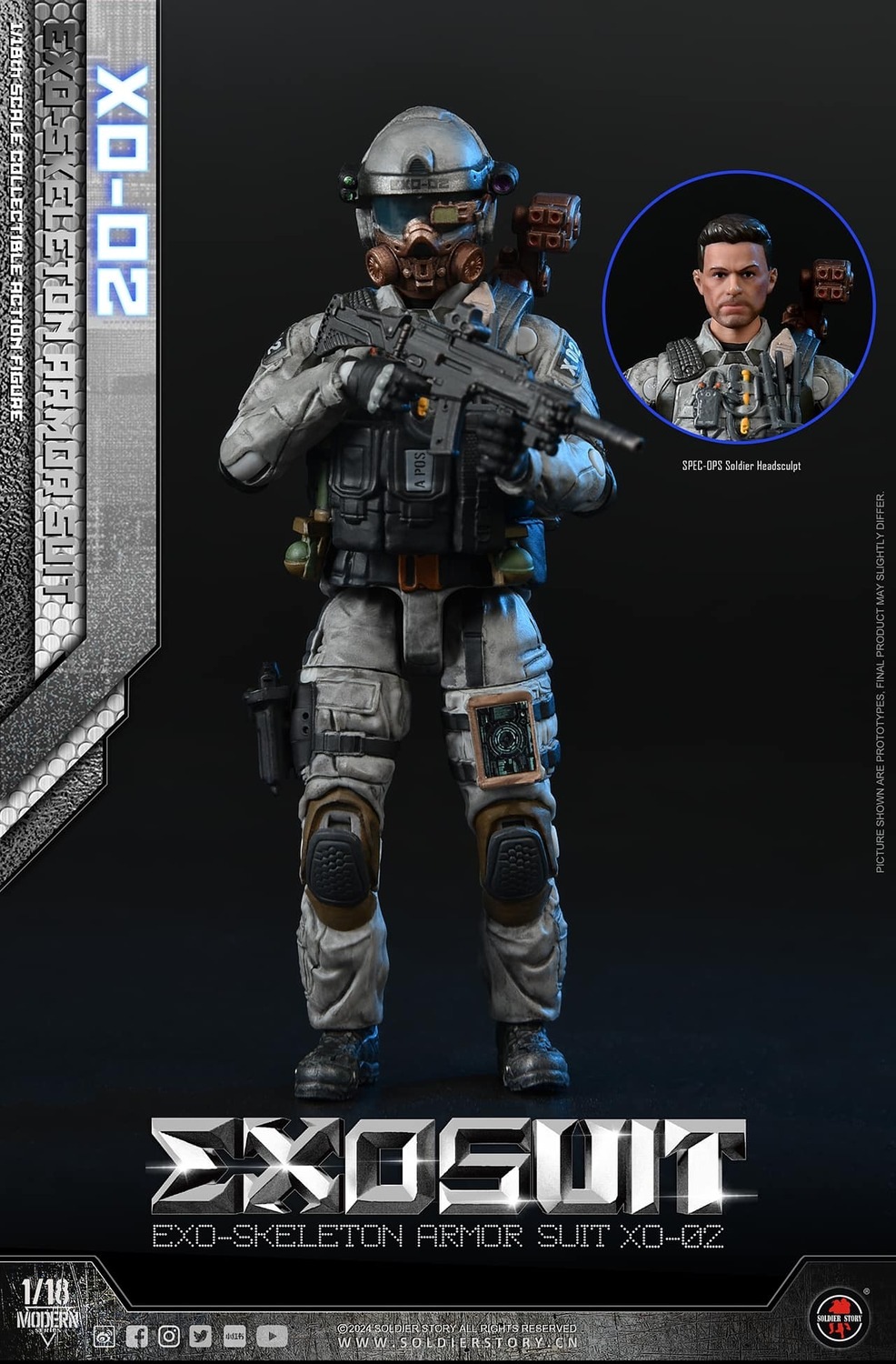 Soldier Story 1/18 EXO-Skeleton Armor Suit XO-02 SSE002