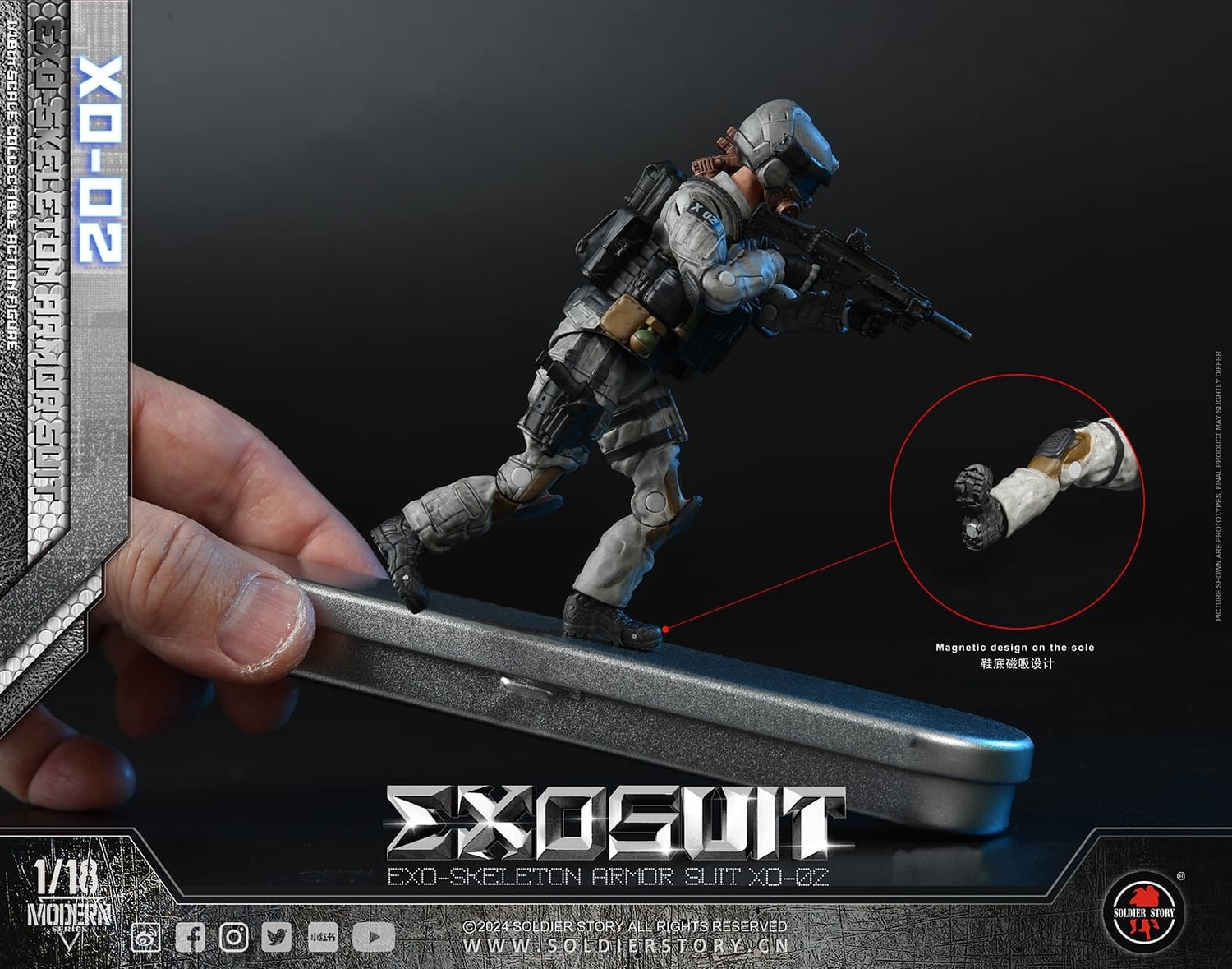 Soldier Story 1/18 EXO-Skeleton Armor Suit XO-02 SSE002