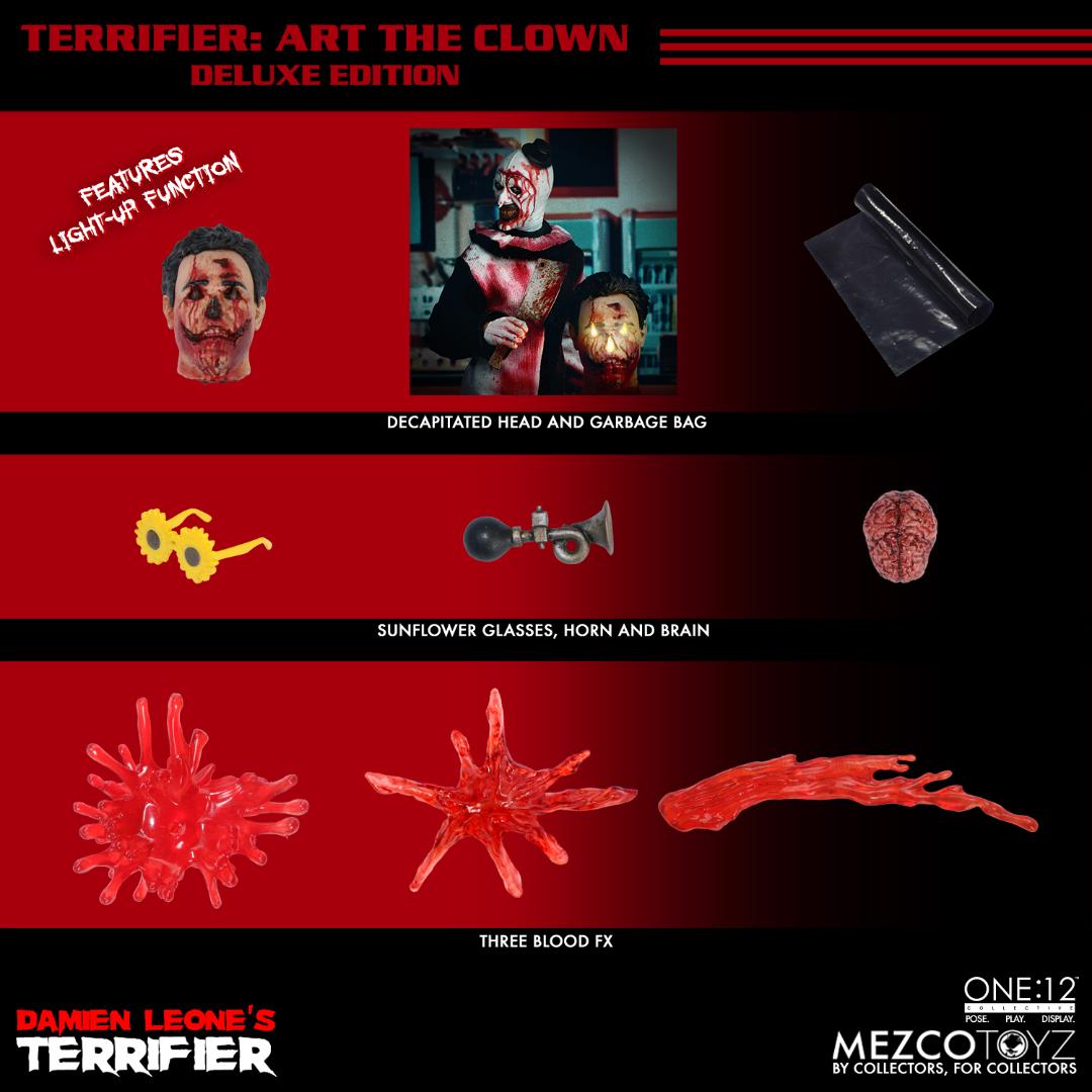Mezco Toyz 1/12 テリファー：アート・ザ・クラウン DX.Ver Terrifier