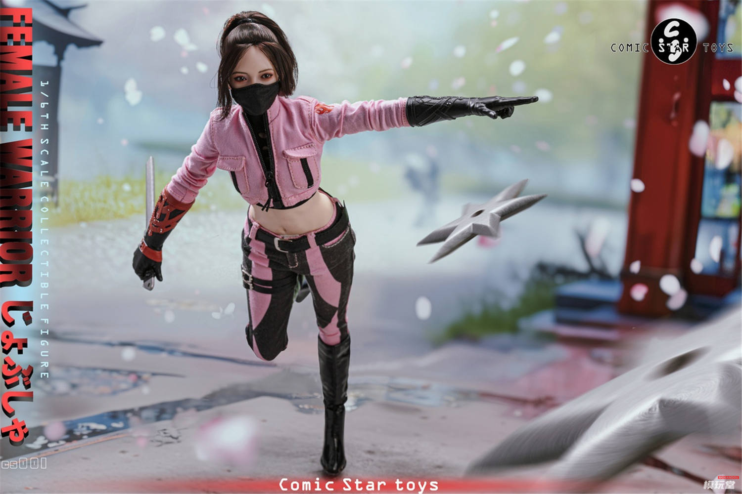 予約 Comic Star Toys 1/6 フィーメイル・サムライ ピンク.Ver CS001