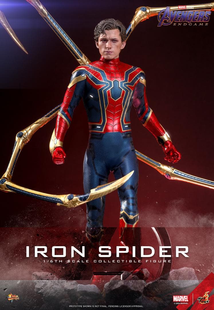 ホットトイズ　アイアンスパイダー　MMS761 通常盤　エンドゲーム ムービー・マスターピース アルチザン】『アベンジャーズ／エンド