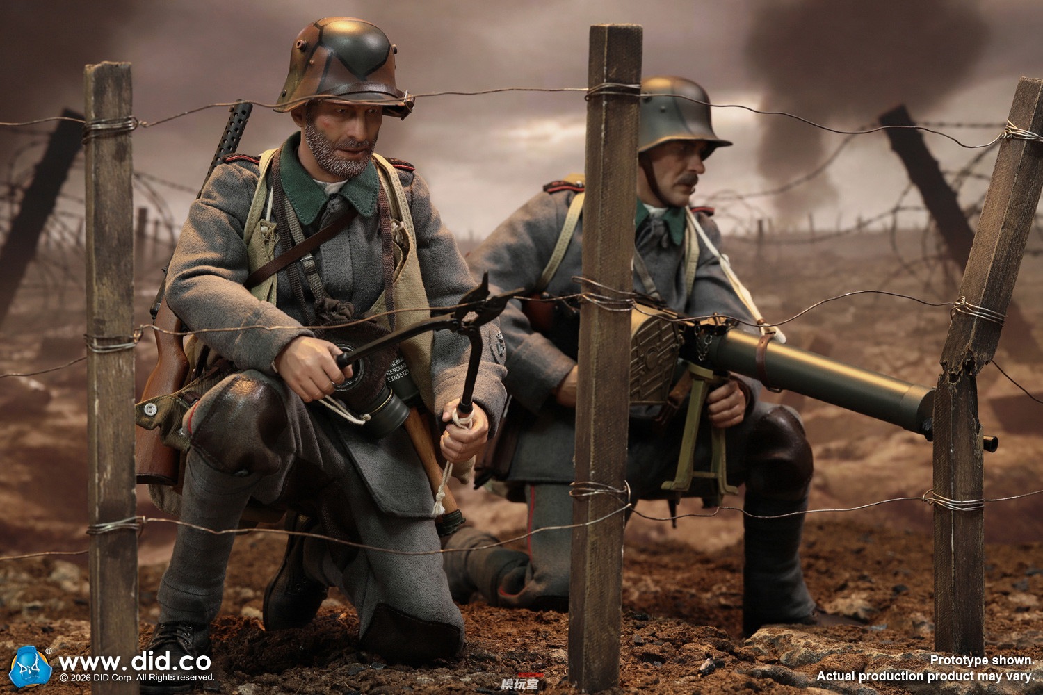 予約 DID 1/6 WWI ドイツ帝国陸軍 突撃歩兵 ボード D11016 WWI German