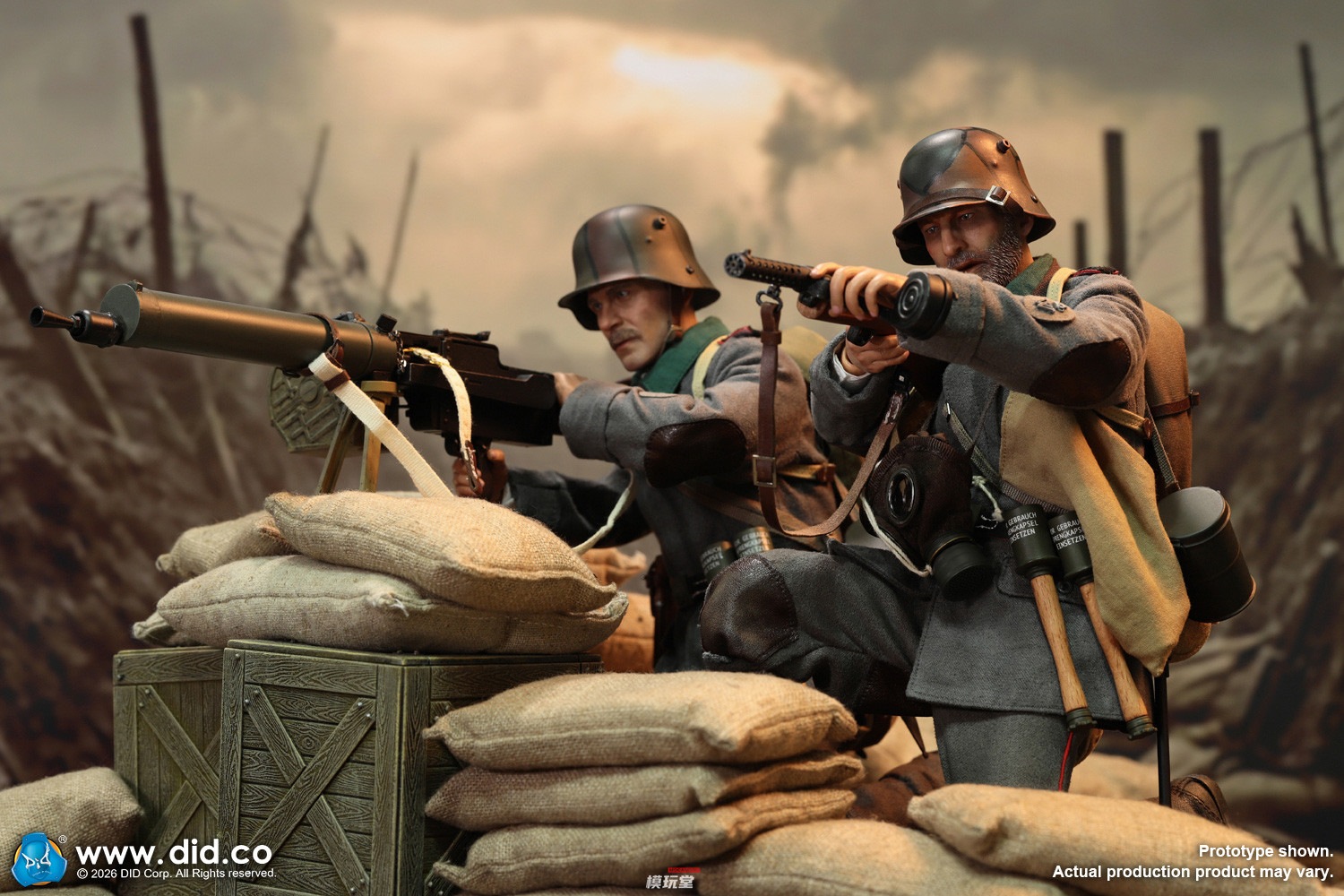 予約 DID 1/6 WWI ドイツ帝国陸軍 突撃歩兵 ボード D11016 WWI German
