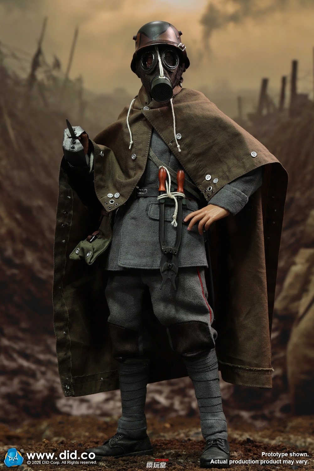 予約 DID 1/6 WWI ドイツ帝国陸軍 突撃歩兵 ボード D11016 WWI German
