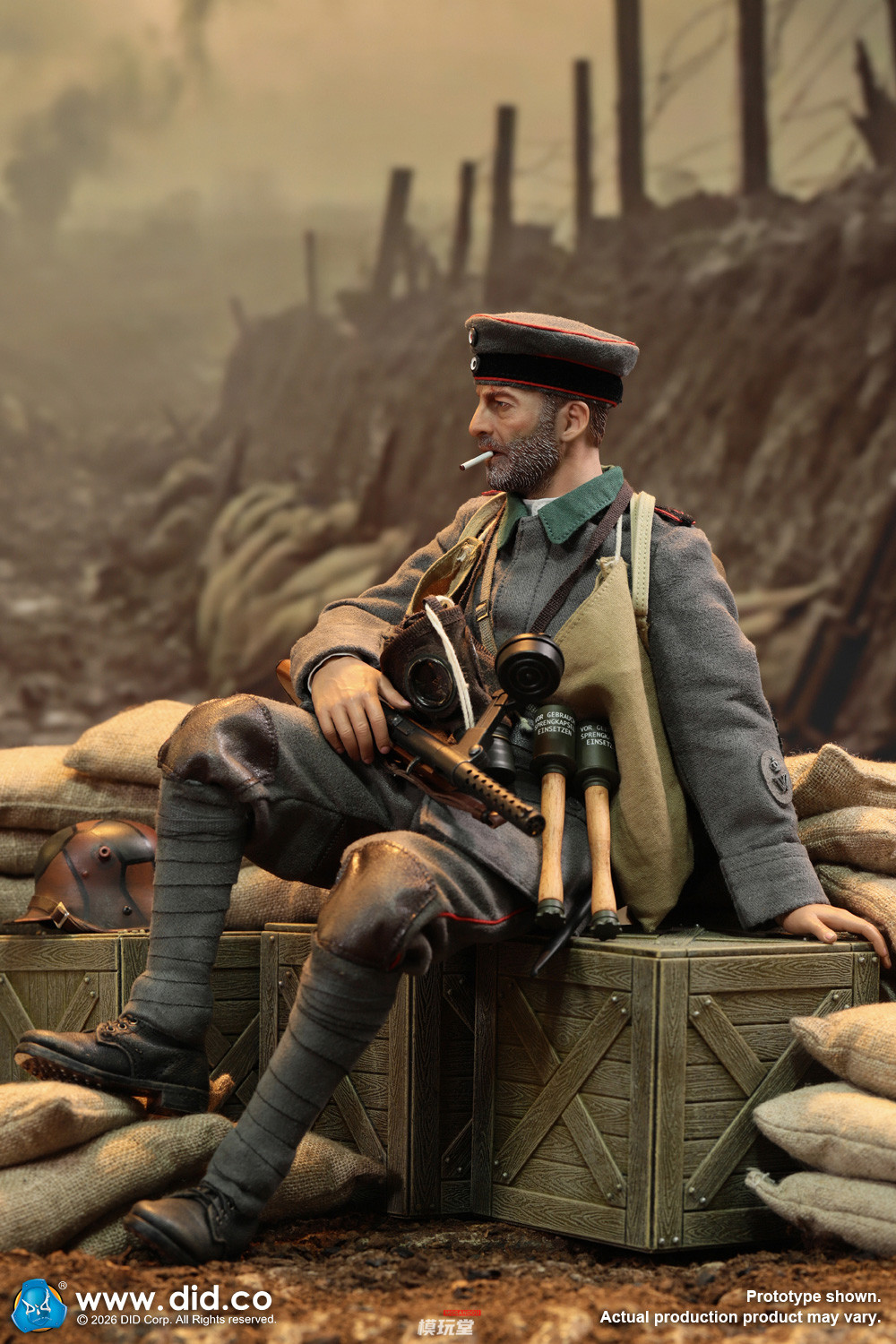 予約 DID 1/6 WWI ドイツ帝国陸軍 突撃歩兵 ボード D11016 WWI German