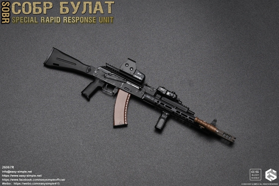 【返品送料無料】 1/6 Easy&Simple 特殊迅速対応ユニットソブラAK-74カスタム ミリタリー