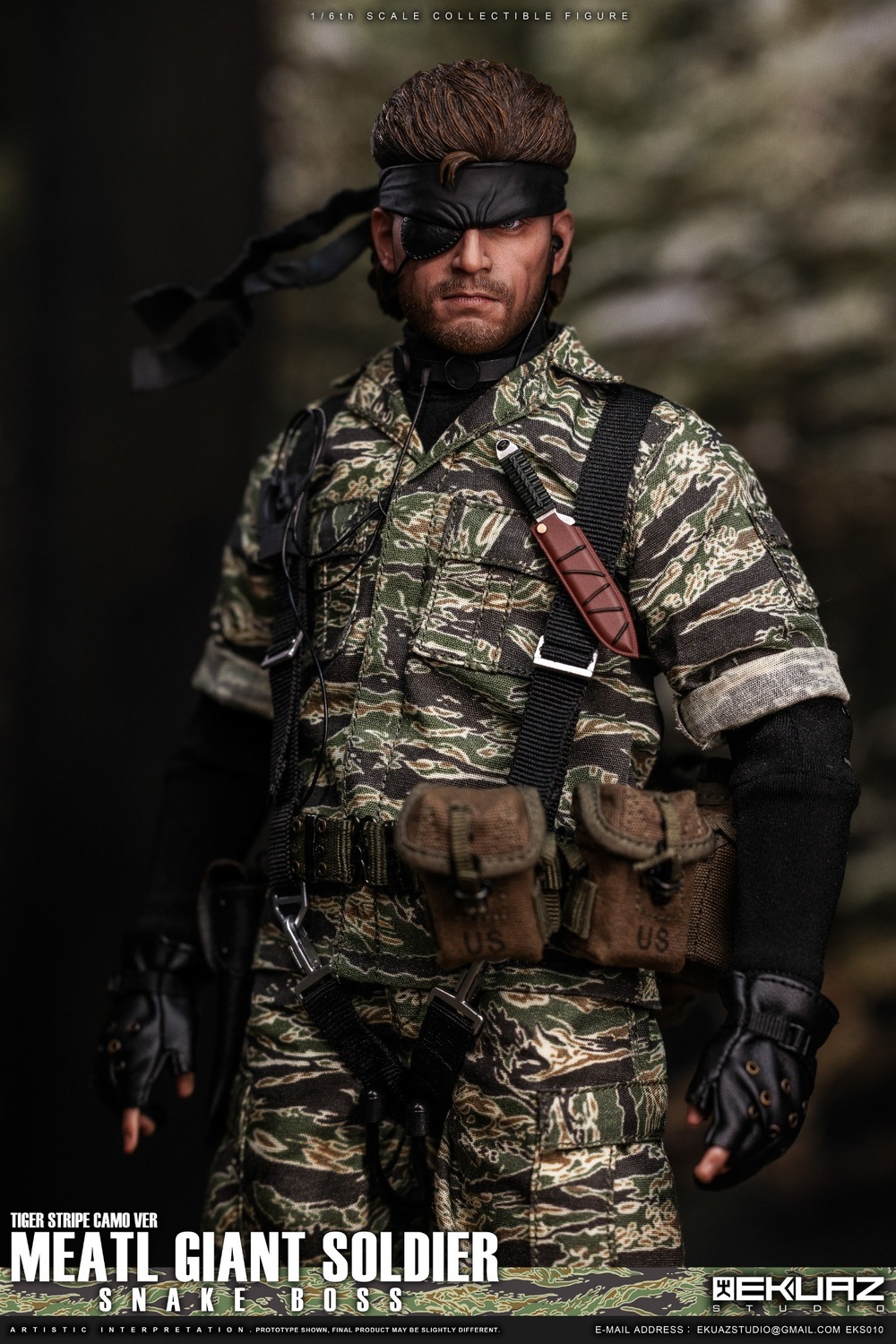 予約 EKUAZ STUDIO 1/6 メタル ジャイアント ソルジャー 虎柄.Ver