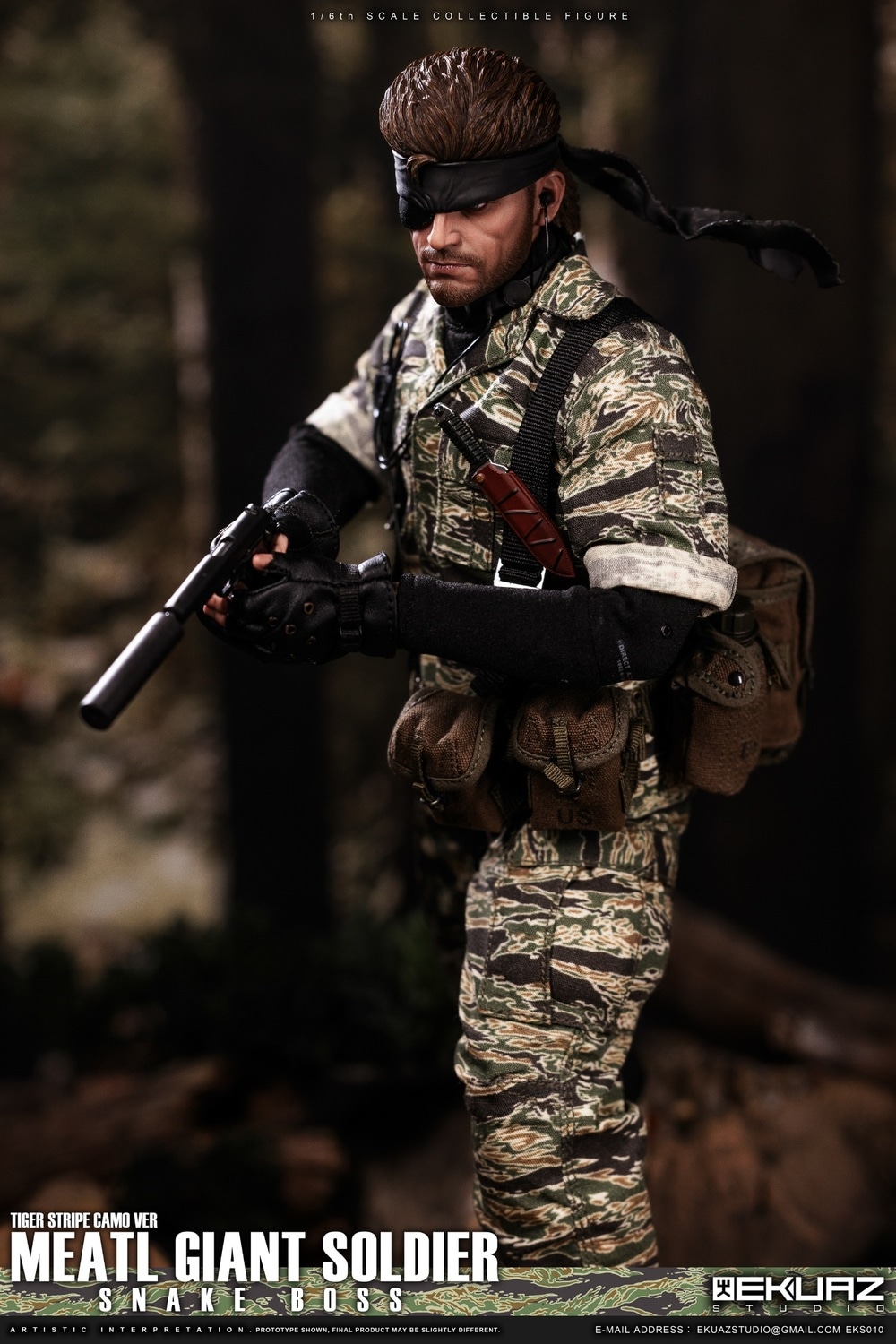 予約 EKUAZ STUDIO 1/6 メタル ジャイアント ソルジャー 虎柄