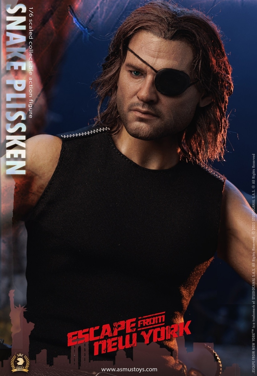 ASMUS TOYS 1/6 スネーク・プリスキン 植毛版 CRW004AH ASMUS TOYS 1/6 ニューヨーク1997 スネーク・プリスキン 植毛