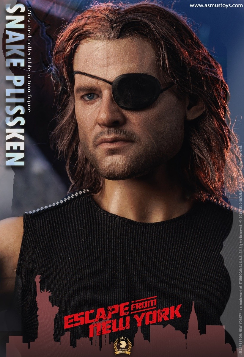 ASMUS TOYS 1/6 スネーク・プリスキン 植毛版 CRW004AH ASMUS TOYS 1/6 ニューヨーク1997 スネーク・プリスキン 植毛