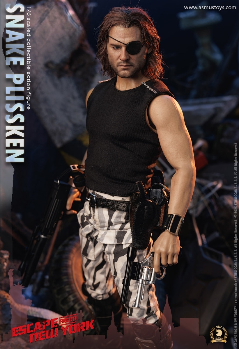 ESCAPE FROM LA スネーク・プリスケン フィギュア カスタム Snake Plissken-Escape From L.A. Custom Action Figure-By Dye