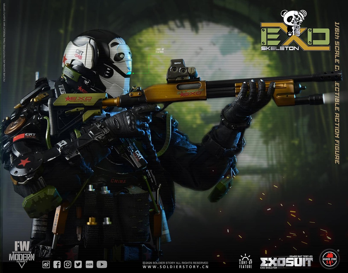 予約 Soldier Story 1/6 EXO-Skeleton Armor Suit Test -03 “Panda