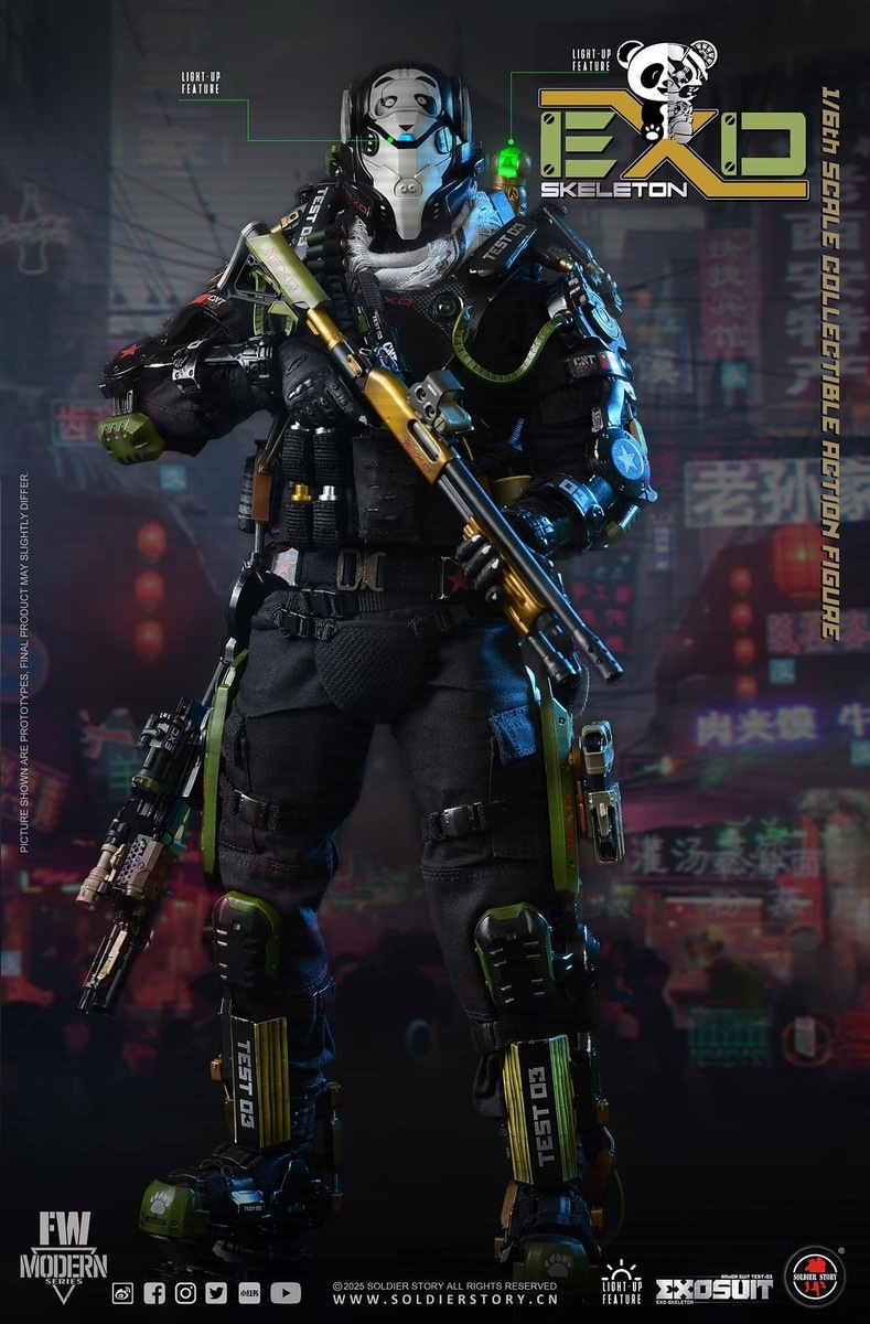 予約 Soldier Story 1/6 EXO-Skeleton Armor Suit Test -03 “Panda