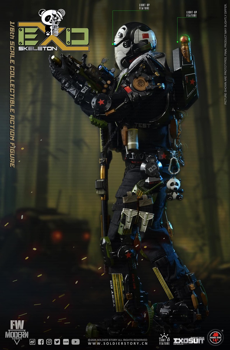 予約 Soldier Story 1/6 EXO-Skeleton Armor Suit Test -03 “Panda