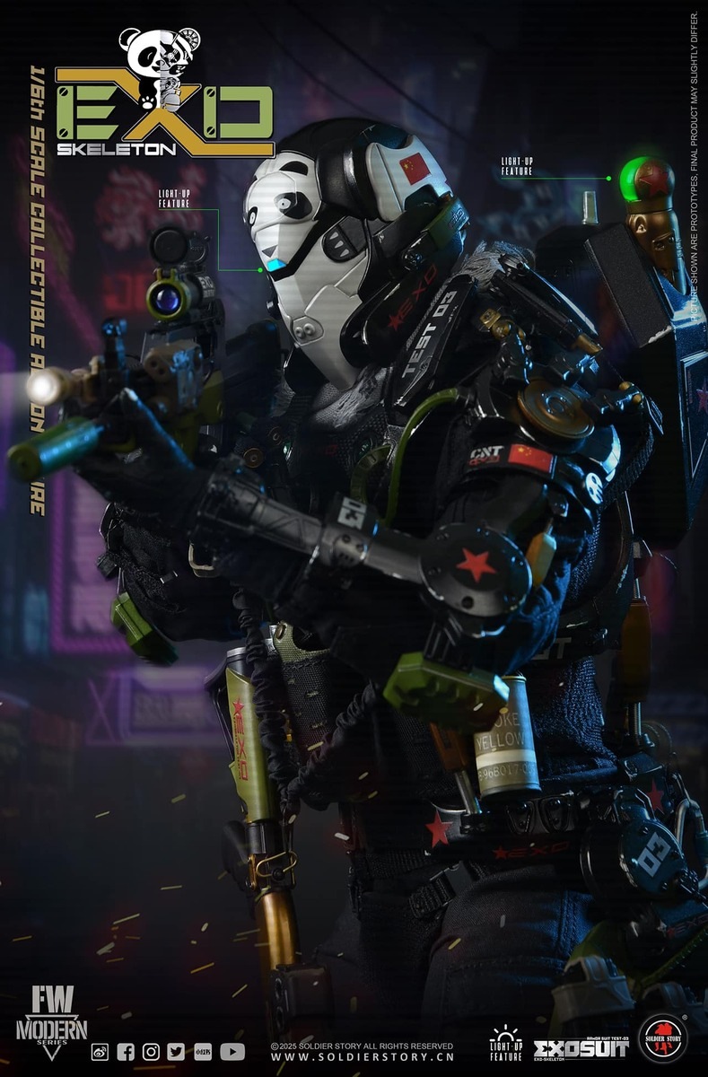 予約 Soldier Story 1/6 EXO-Skeleton Armor Suit Test -03 “Panda