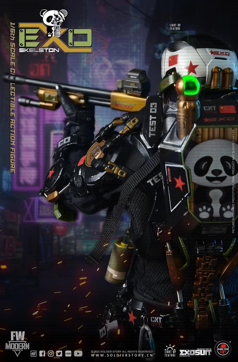 予約 Soldier Story 1/6 EXO-Skeleton Armor Suit Test -03 “Panda