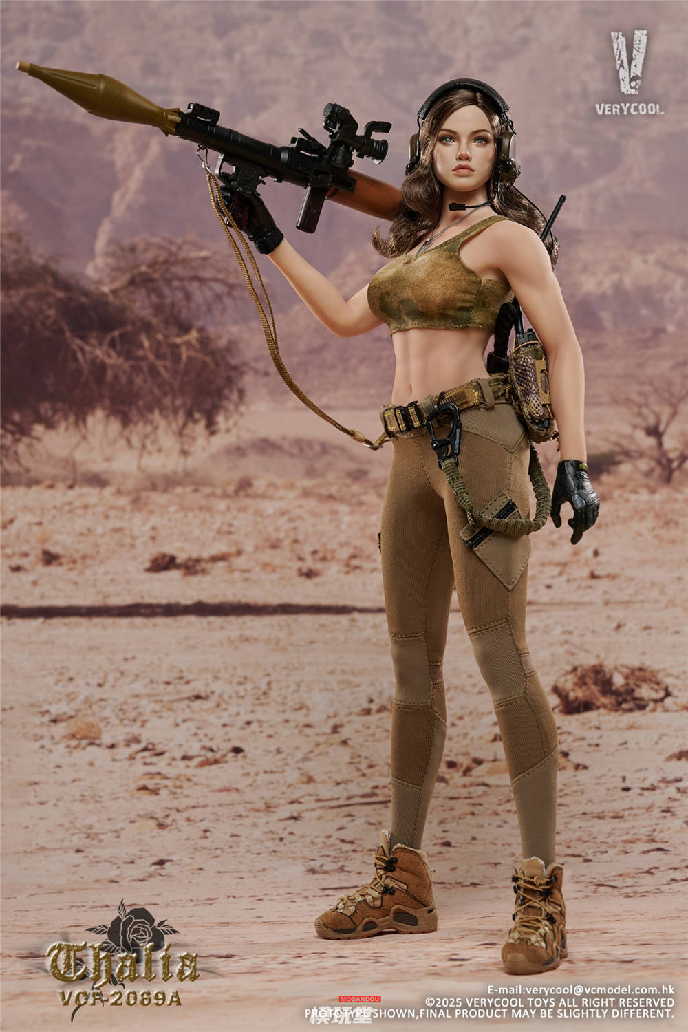 予約 VERYCOOL 1/6 砂漠の女戦士 タリア ブラウン.Ver VCF-2069A