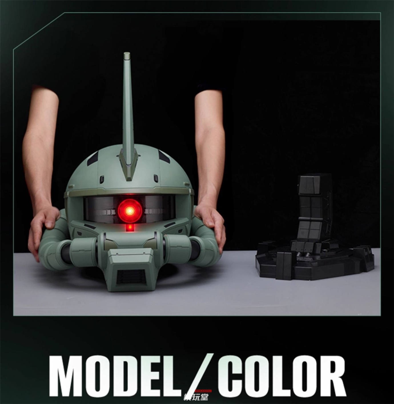 予約 BANDAI BN HEAD Collection MS-06F 量産型 ザク II 特典付き MS