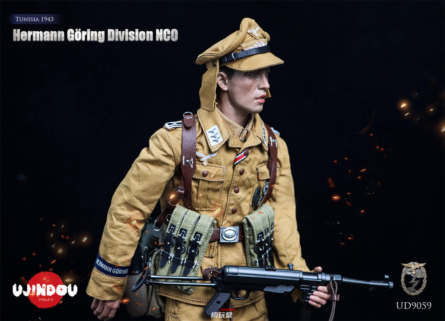 予約 UJINDOU 1/6 WWII ドイツ軍 ヘルマン・ゲーリング師団（1943年