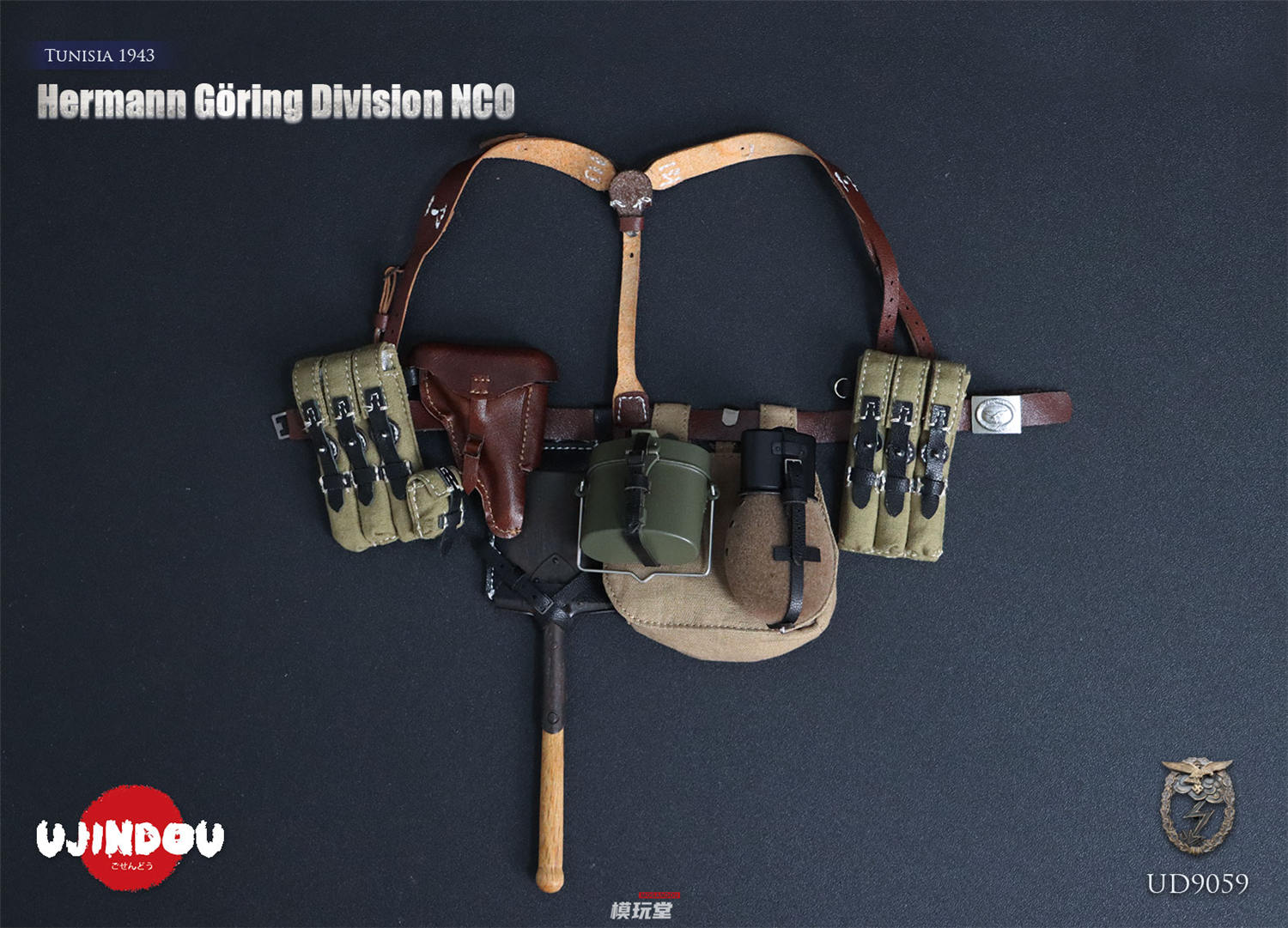 予約 UJINDOU 1/6 WWII ドイツ軍 ヘルマン・ゲーリング師団（1943年