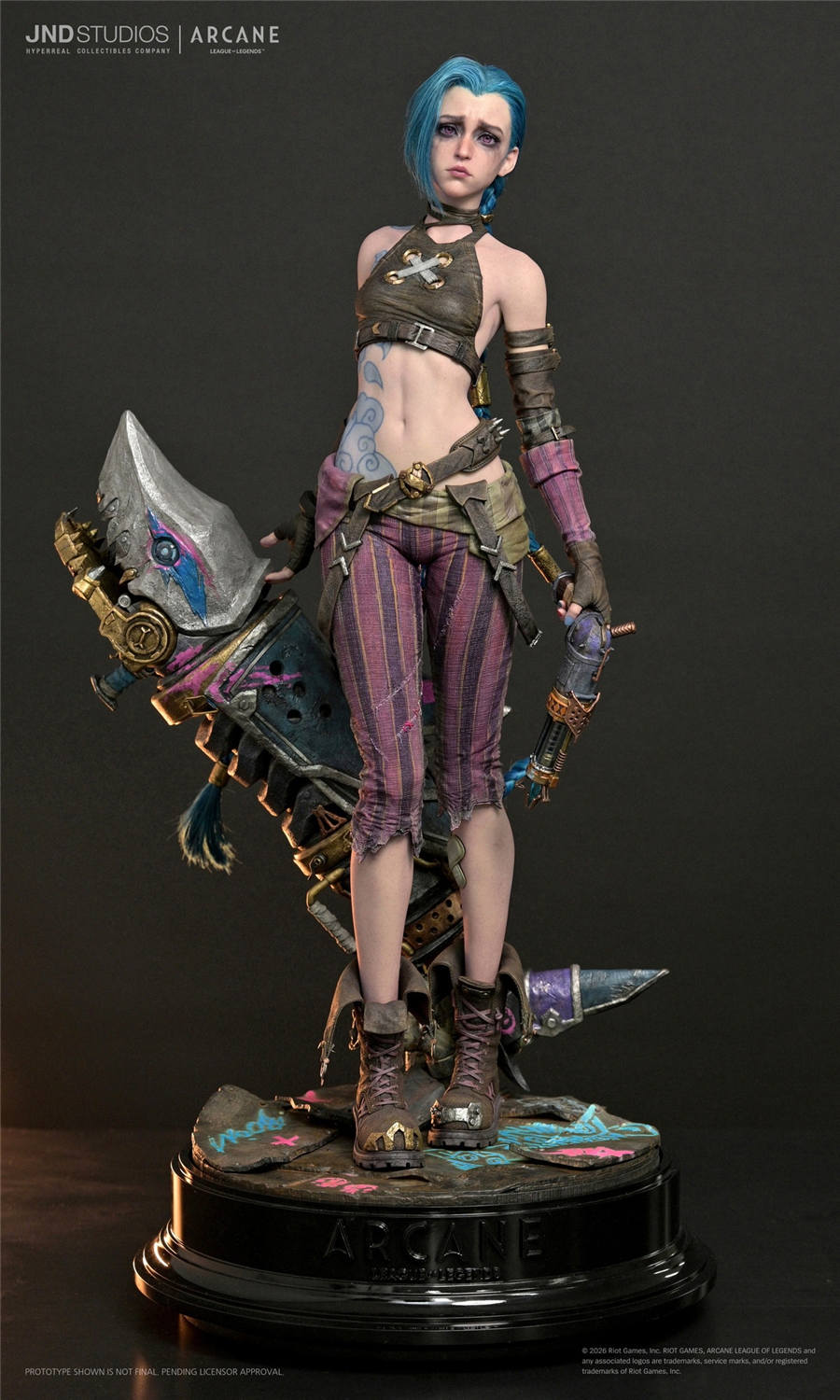 ARCANE フィギュア アーケイン lol ジンクス 予約 JND Studios 1/3 『アーケイン』 ジンクス HMS-028 JINX of
