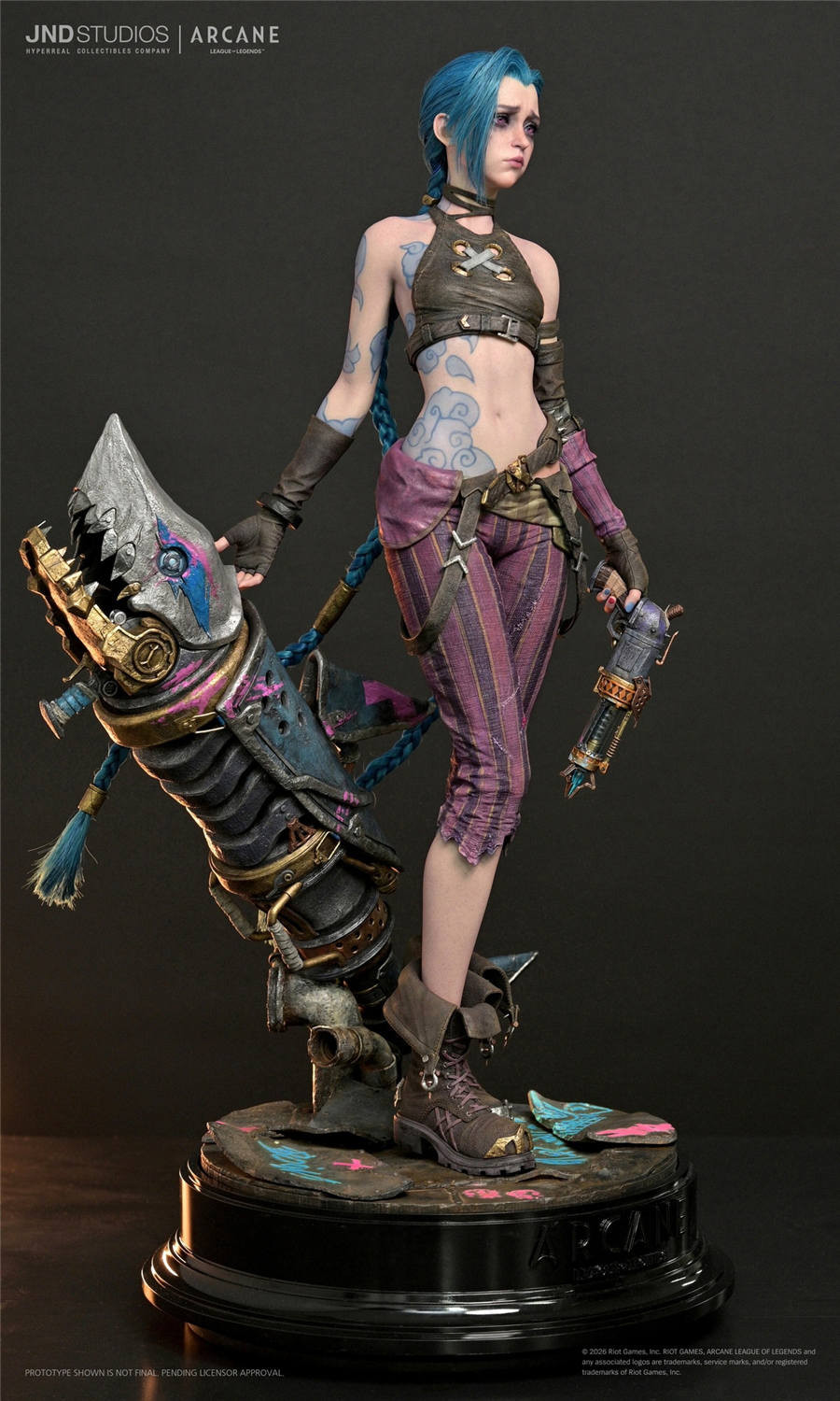 ARCANE League of Legends アーケイン ジンクス スタチュ 予約 JND Studios 1/3 『アーケイン』 ジンクス HMS-028 JINX of