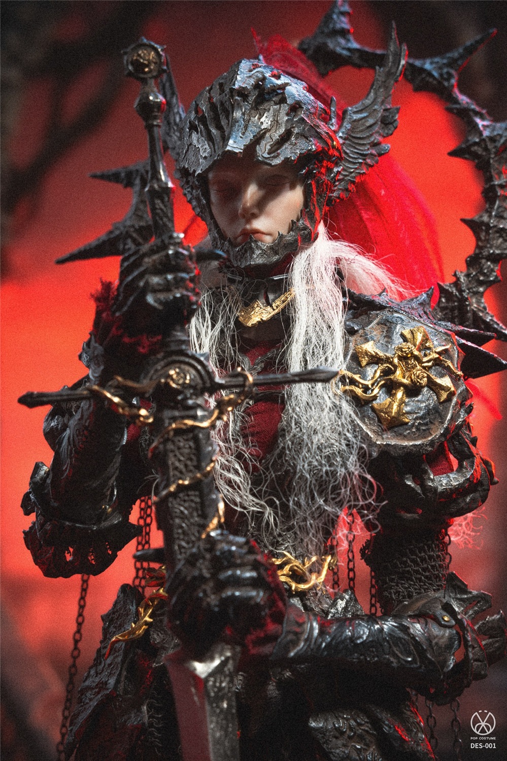予約 POP COSTUME 1/6 薔薇の騎士 ― 荊棘の冠 DES-001 The Knight of
