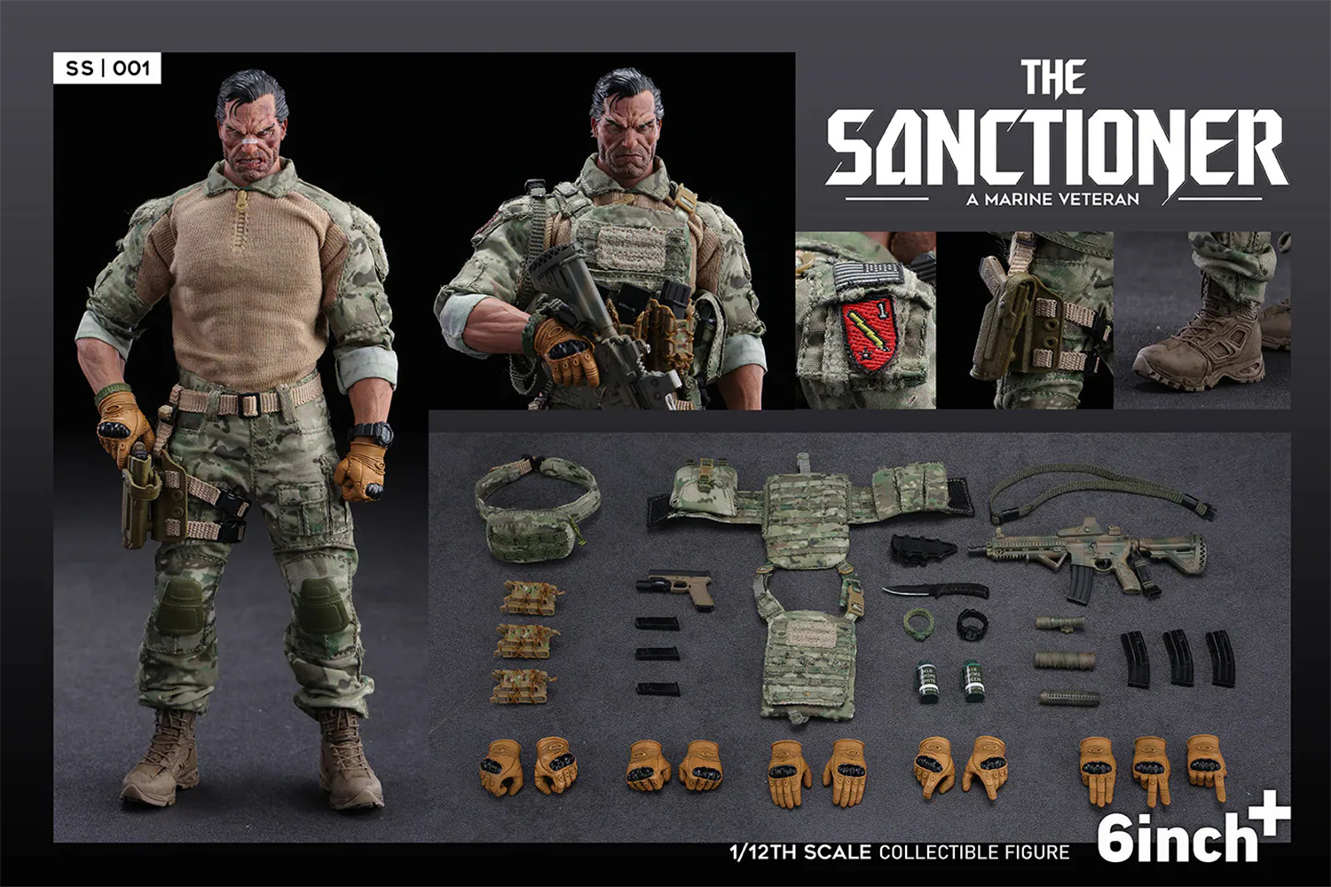 予約 6inchplus 1/12 ザ・サンクショナー SS001 Sanctioner Action