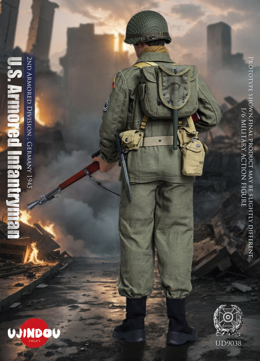 UJINDOU 1/6 WW2 アメリカ陸軍 第2機甲師団歩兵 1945 UD9038 WWII U.S.  