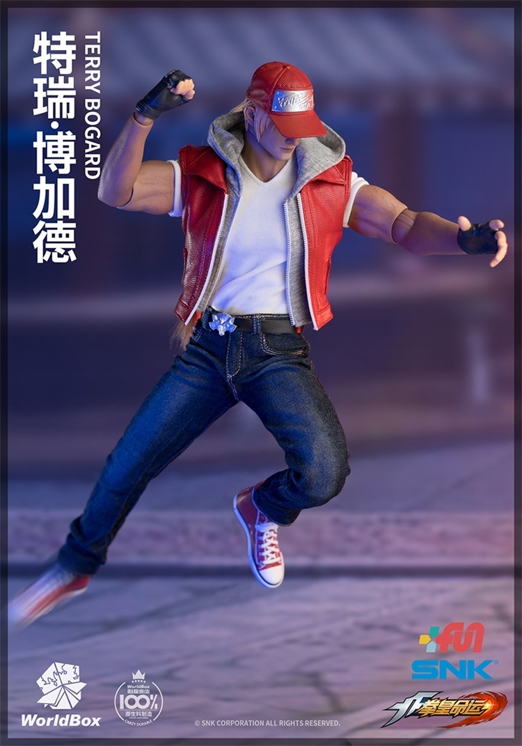 WORLD BOX 1/6 SNK KOF テリー・ボガード ザ・キング・オブ・ WORLD BOX 1/6 SNK KOF テリー・ボガード ザ・キング・オブ