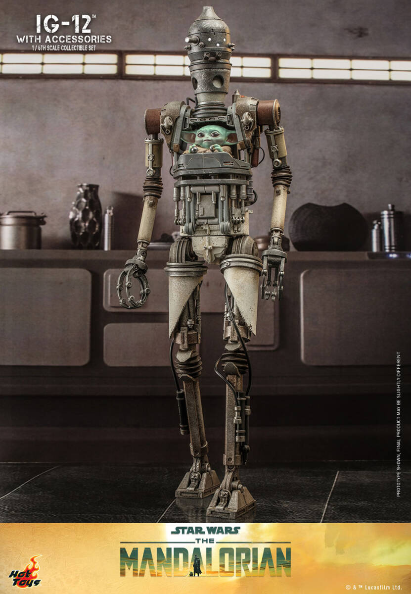 ホットトイズ 1/6 マンダロリアン IG-12 ＆アクセサリーセット 未開封
