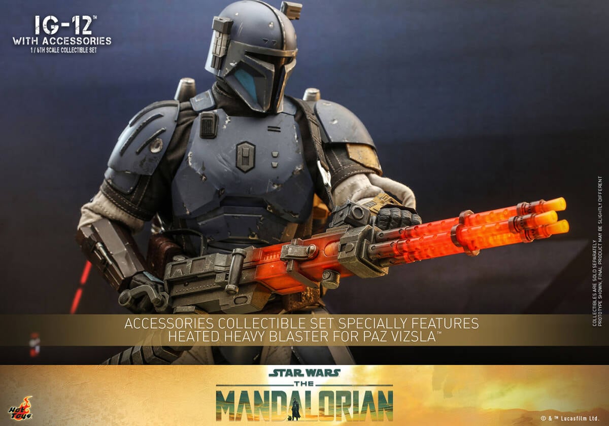 ホットトイズ 1/6 マンダロリアン IG-12 ＆アクセサリーセット 未開封