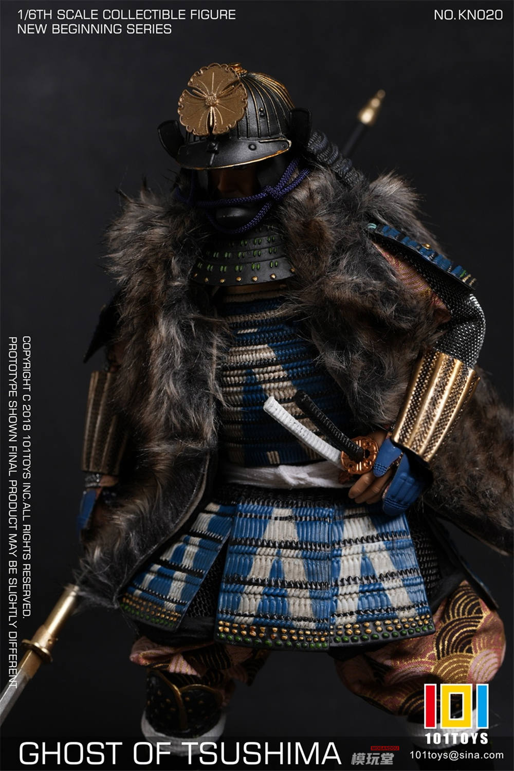 予約 101TOYS 1/6 『ゴースト・オブ・ツシマ』武士甲 KN020 / 乙 KN021
