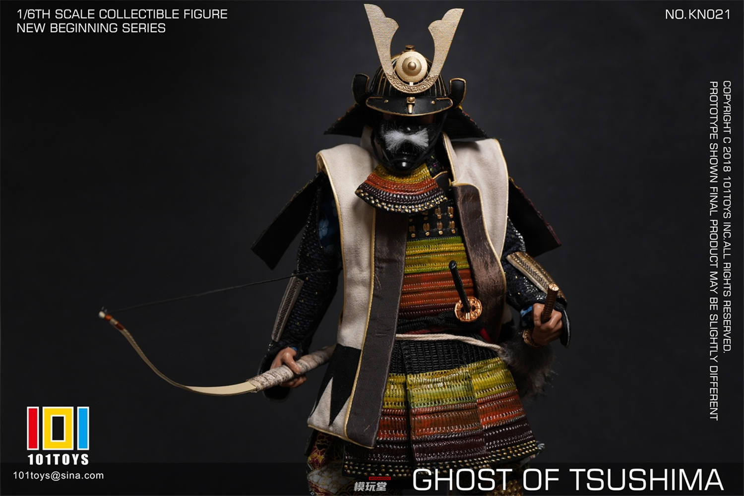 予約 101TOYS 1/6 『ゴースト・オブ・ツシマ』武士甲 KN020 / 乙 KN021