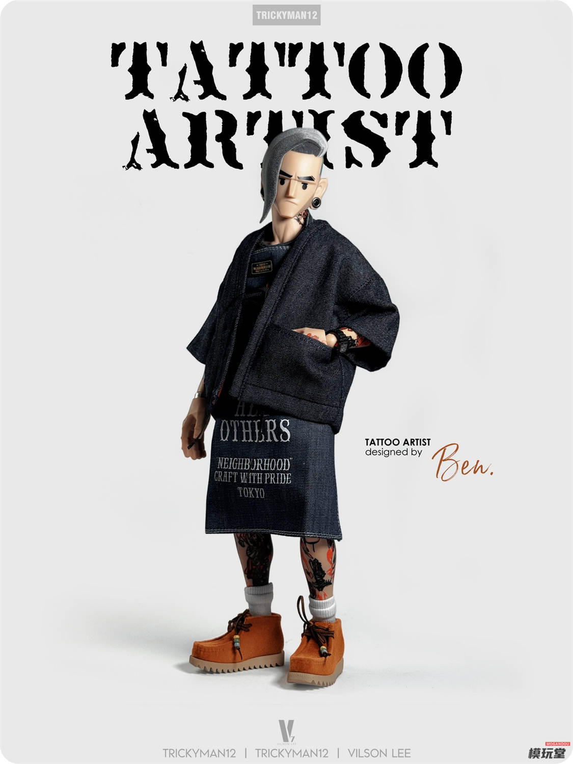 予約 trickyMan12 1/6 彫師 特別版 Tattoo artist Special Edition
