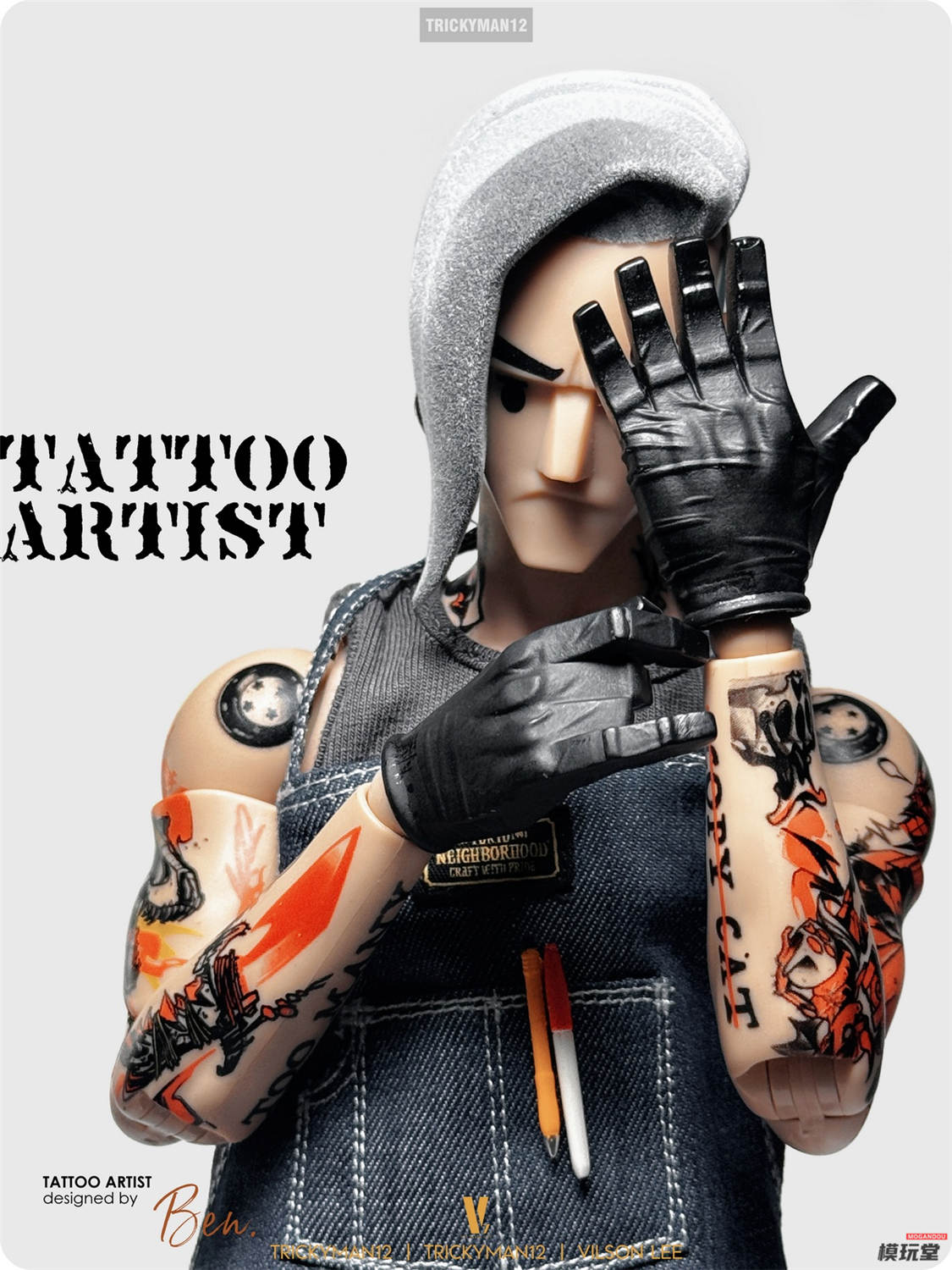 予約 trickyMan12 1/6 彫師 特別版 Tattoo artist Special Edition