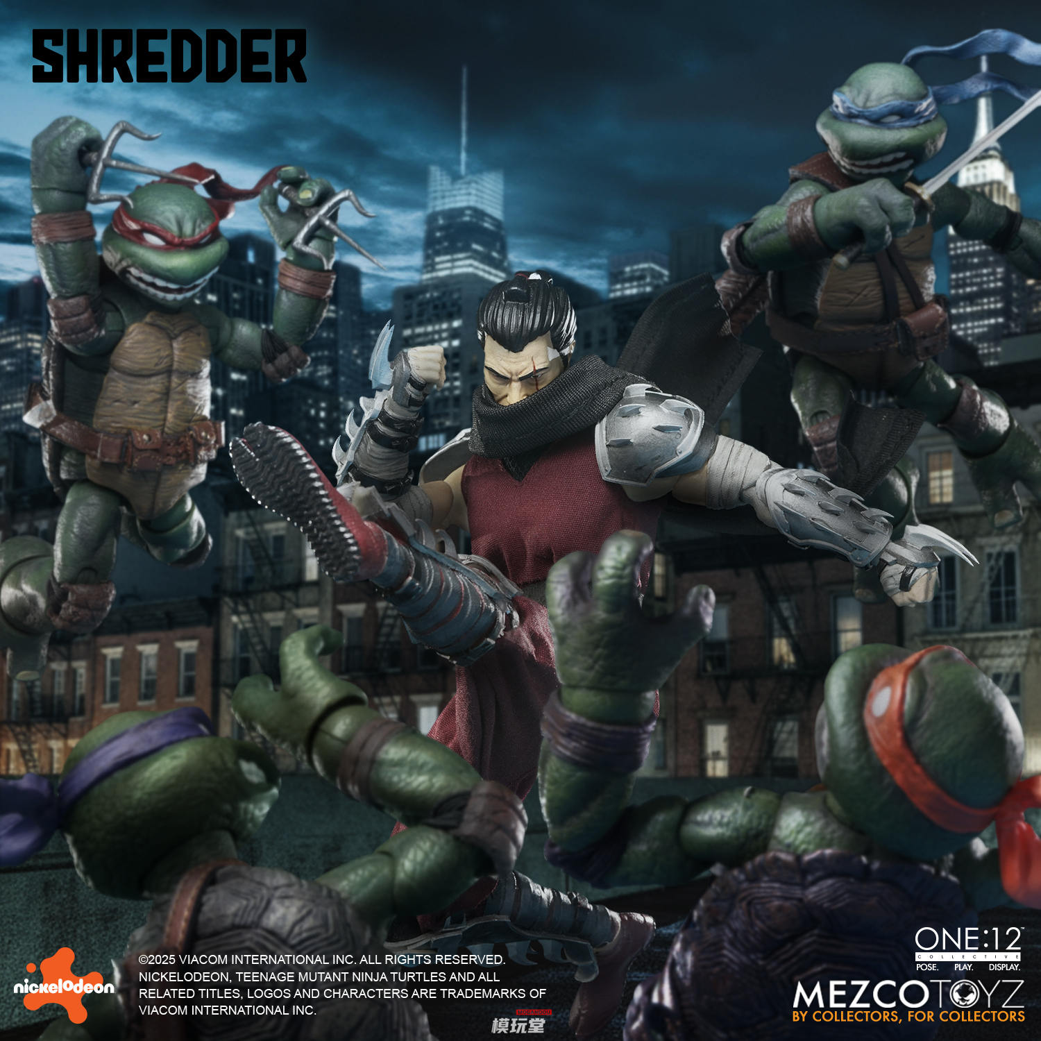 予約 Mezco Toyz 1/12 ティーンエイジ・ミュータント・ニンジャ