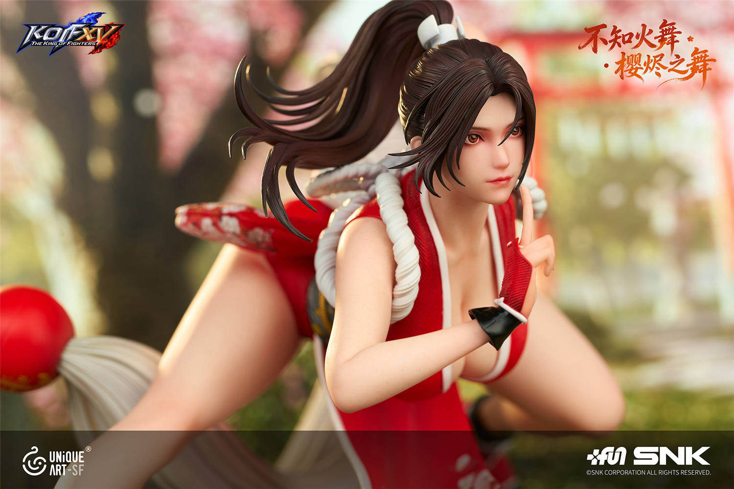 予約 UNiQUE ART 1/6 SNK 不知火舞・桜燼の舞 予約特典付き 凝神版