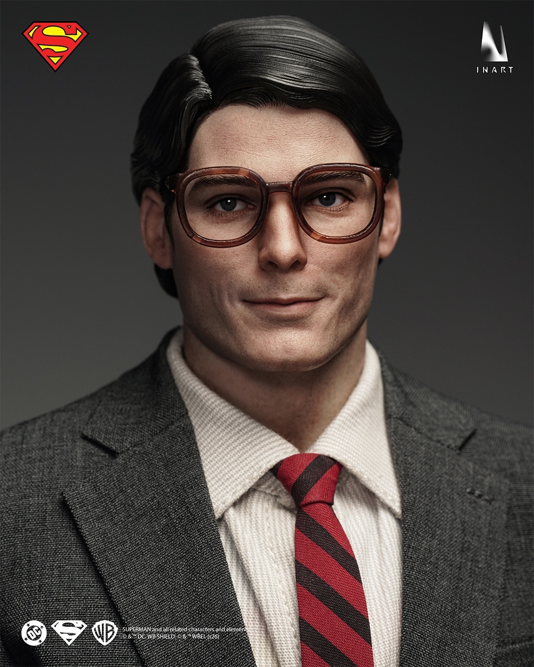 ②INART スーパーマン 1/6 カスタムヘッド 怒りver 予約 INART 1/6 『スーパーマン 1978』 スーパーマン 通常版 ＆ DX版