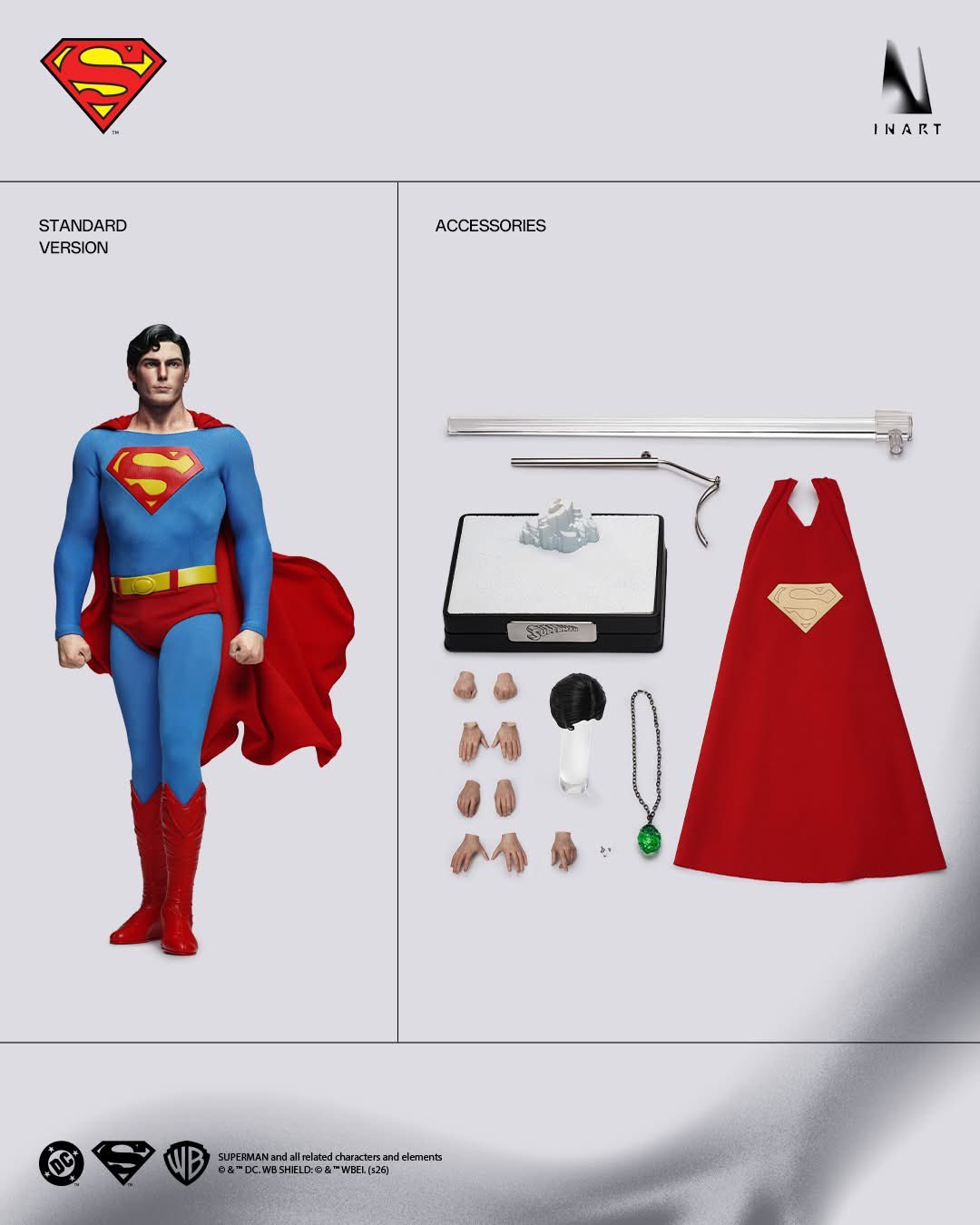 INART 1/6 スーパーマン　フィギュア Superman (2025) - 1/6 Scale Figure - INART (OFFICIAL)