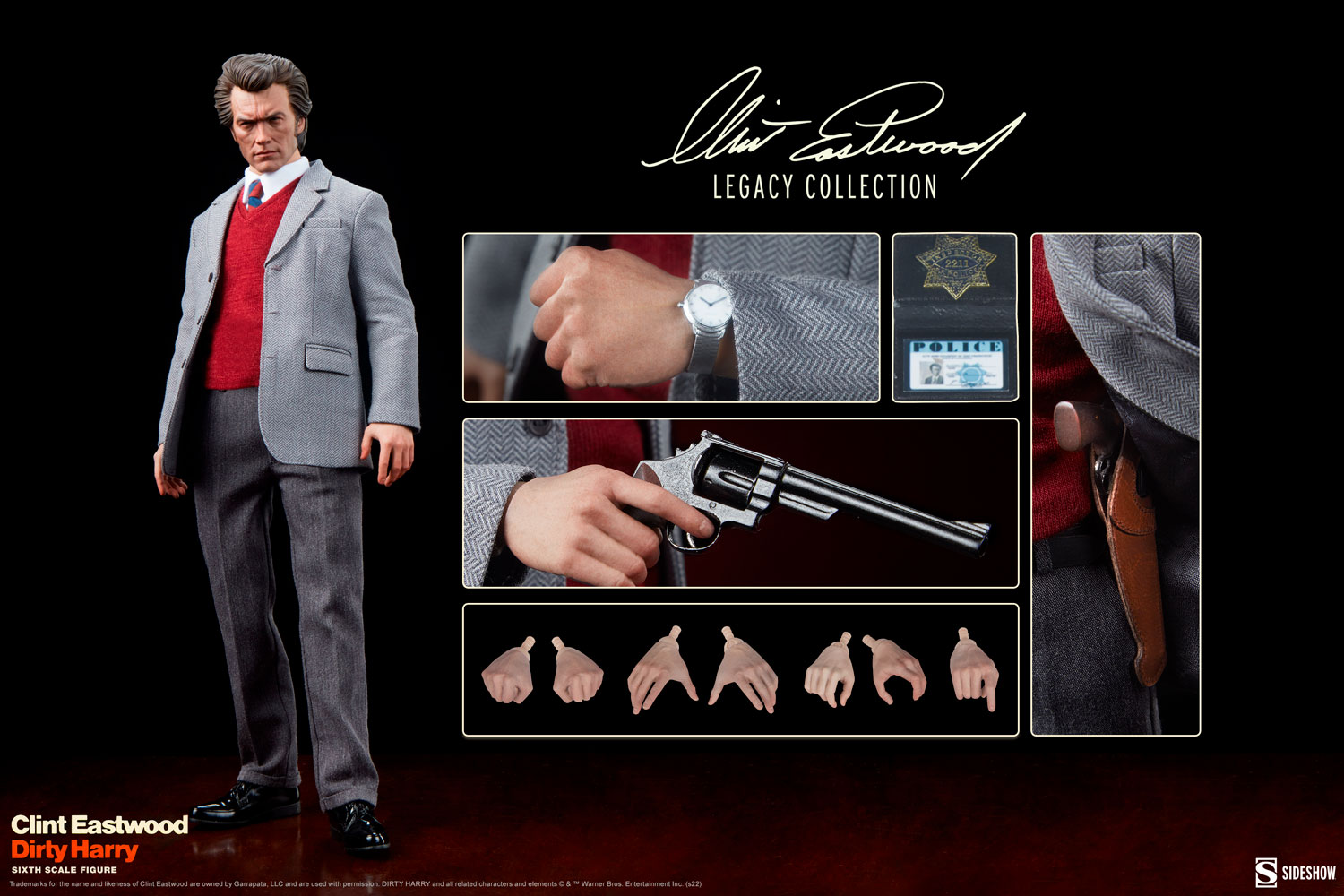 予約 Sideshow 1/6 『ダーティハリー』 ハリー・キャラハン 再販版
