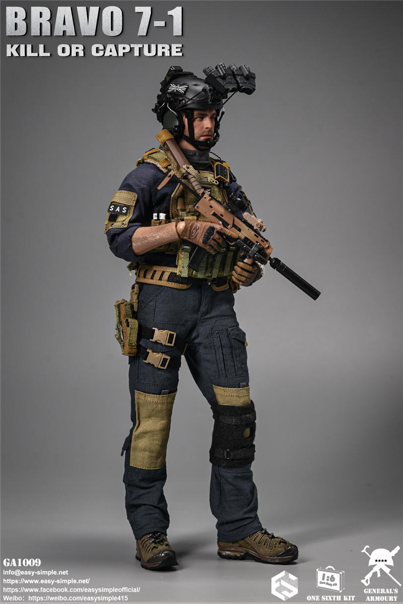 Easy&simple BRAVO-7 ミリタリー フィギュア 未開封 General's Armoury 1/6 『キル・オア・キャプチャー』 ブラボー 7-1