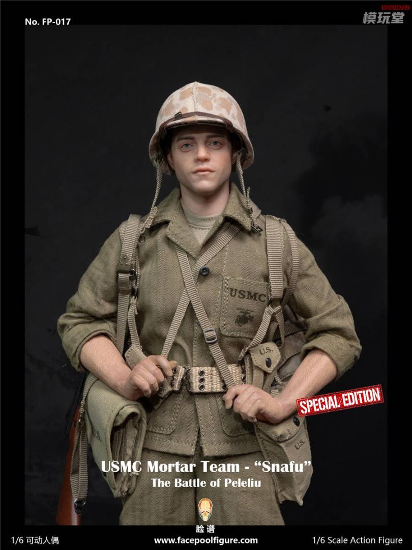 Facepoolfigure 1/6 WW2 アメリカ海兵隊 迫撃砲兵 スナフ DX.Ver