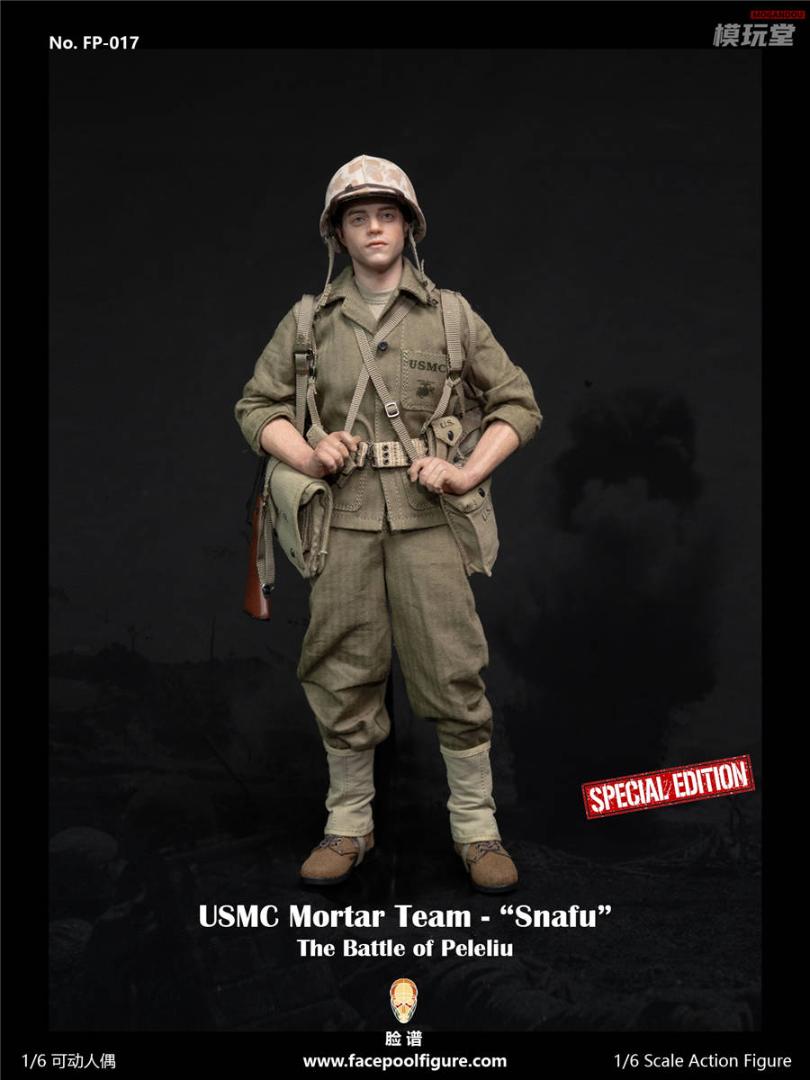 Facepoolfigure 1/6 WW2 アメリカ海兵隊 迫撃砲兵 スナフ DX.Ver