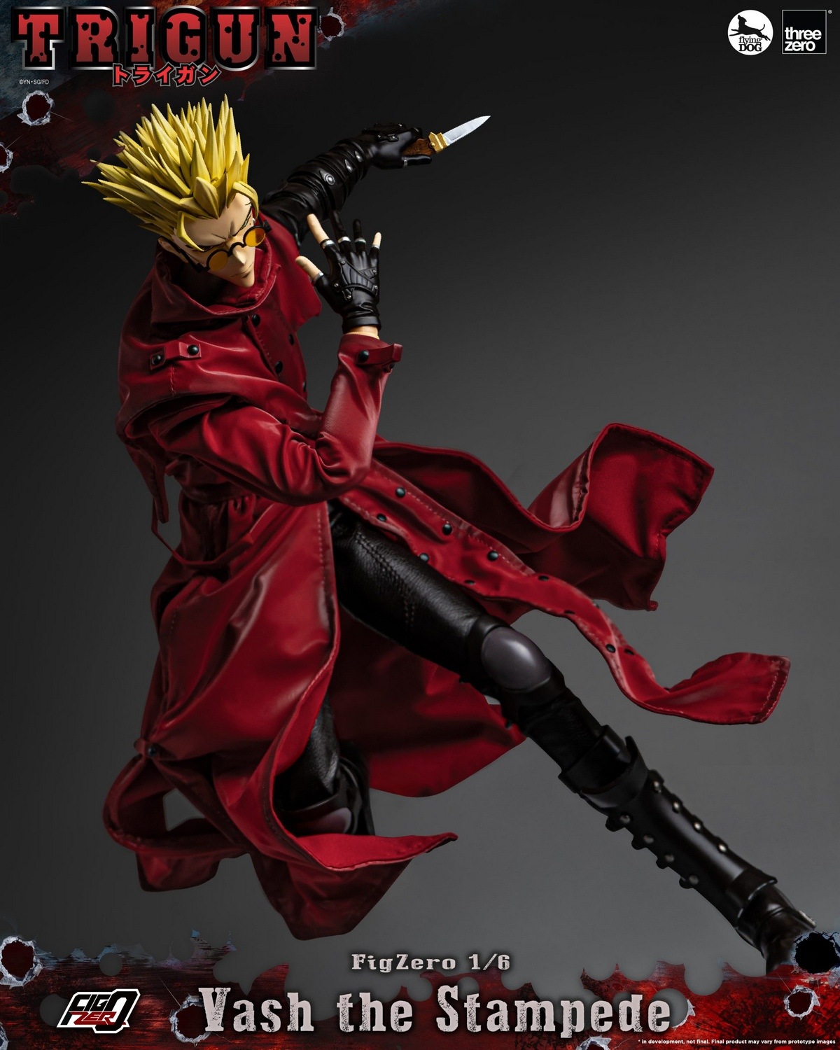 予約 threezero 1/6 フィグゼロ 『トライガン』 ヴァッシュ・ザ