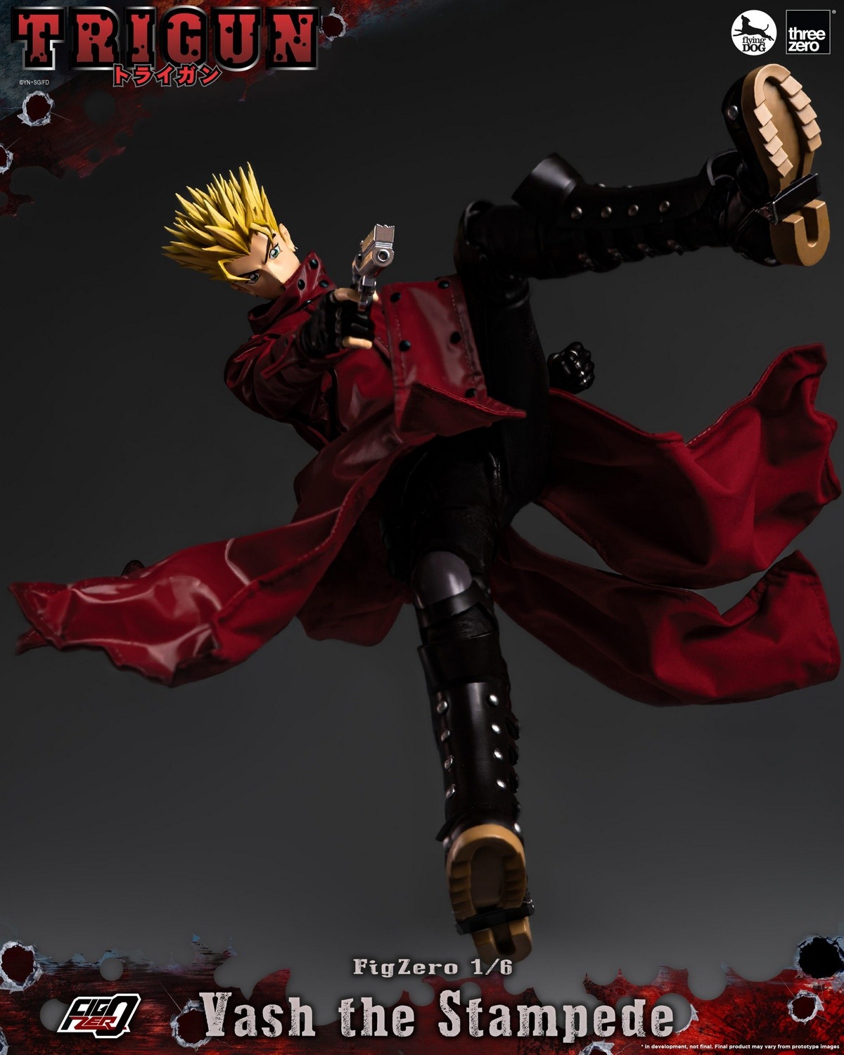 予約 threezero 1/6 フィグゼロ 『トライガン』 ヴァッシュ・ザ