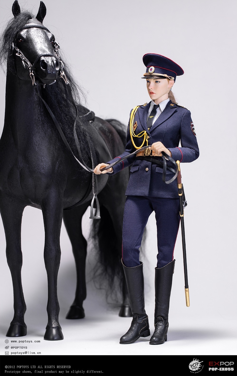 POPTOYS 1/6 ロシア警察官＆馬 フルセット EX055＆EX057 予約 POPTOYS 1/6 ロシア警察 警察官 EX055 Russian Mounted