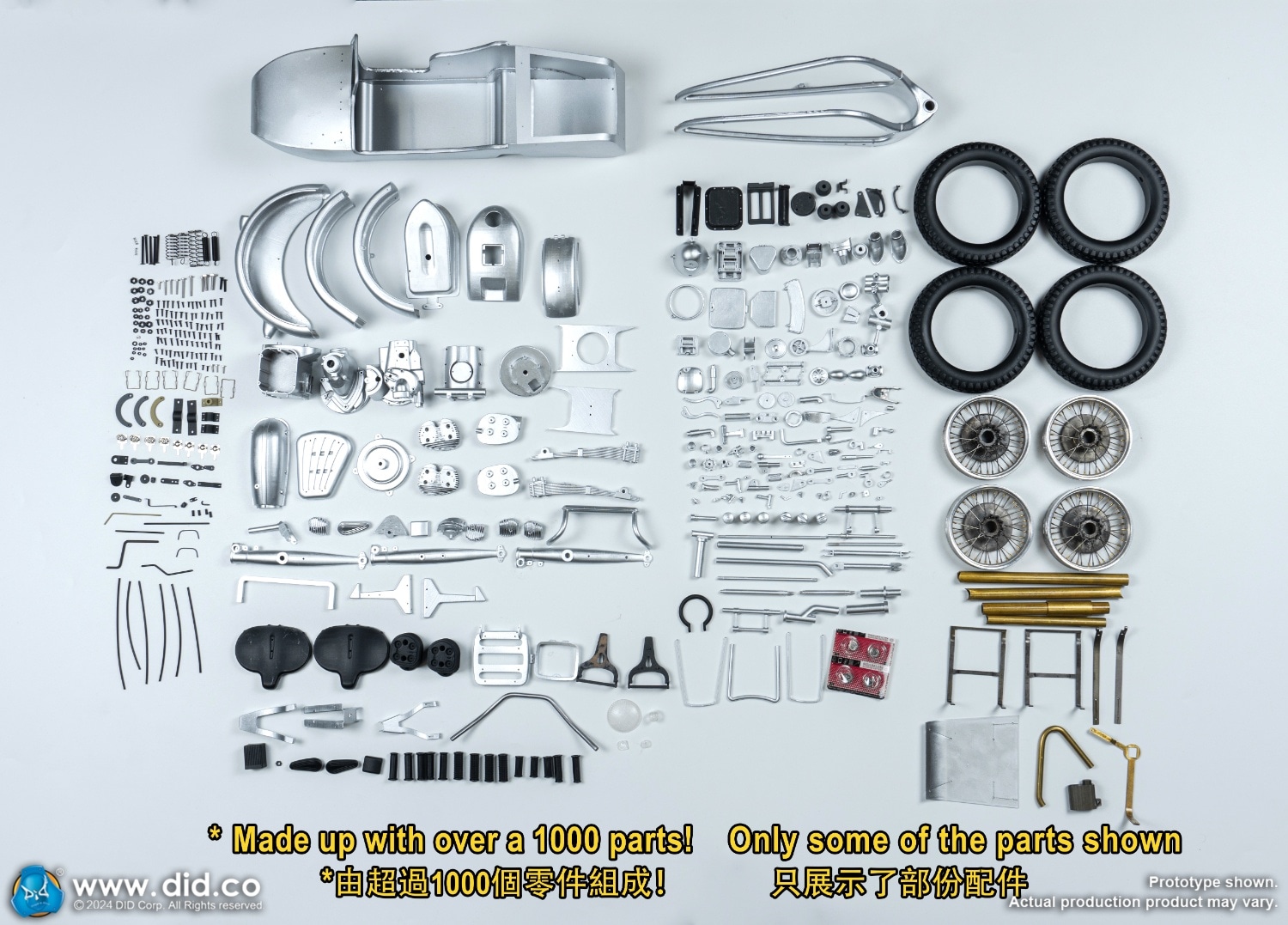 予約 DID 1/6 WWII German Zundapp KS 750 Motorcycle with sidecar