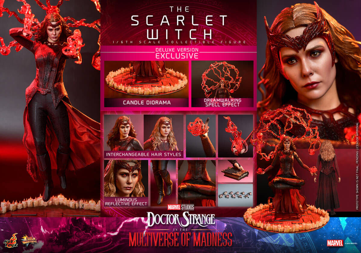 ホットトイズ 1/6 ドクター ストレンジ スカーレット ウィッチ